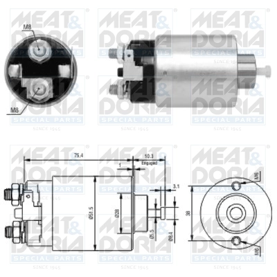 Solenoid Switch, starter